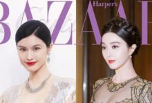 還認為啞光紅唇是高級美，范冰冰和何穗的妝容早就升級啦！-酷播亮新聞