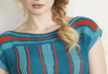 高手來仿-引返針夾色一字領背心-酷播亮新聞