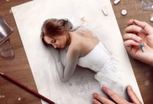 天啊，我的老婆下半身融化了！別怕，畫家把她畫下來了-酷播亮新聞