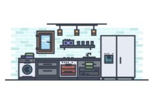 AI教程/廚房小插畫-酷播亮新聞