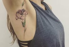 25個紋身想法，腋下紋身，女孩的專屬秘密！-酷播亮新聞