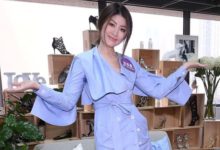 天后陳慧琳穿藍裙真好看，看到下半身，網友卻崩潰了！-酷播亮新聞