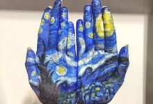 手繪丨她把梵高畫在手心，你原來與名畫只有一個手掌的距離~-酷播亮新聞