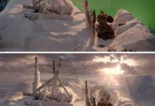 演員不易當 去掉特效電影片場照好奇怪-酷播亮新聞