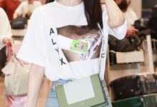 李菲兒這裙子夠短了，還要剪個叉！網友：不露腰了，又拿腿來說事！-酷播亮新聞