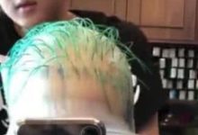 網紅男神理髮店剪了個