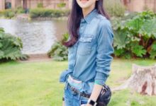 韓雪一身牛仔褲好炫酷，為啥腰間條紋一圈圈，這穿搭真是666！-酷播亮新聞