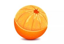 AI教程/擬物橘子圖標-酷播亮新聞