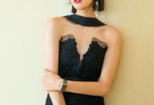 宋茜胸口裝「空氣」，用條帶子拉身形，為了殺出時尚重圍真是拼！-酷播亮新聞