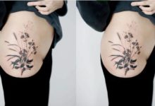 10個紋身想法，年輕女孩的個性紋身，大腿和側胸旁的紋身，讓人流連-酷播亮新聞