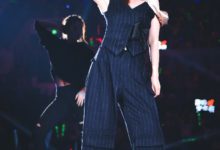 張靚穎心血來潮圍兩朵花，沒穿出2米6，一雙「小粗腿」太搶鏡！-酷播亮新聞