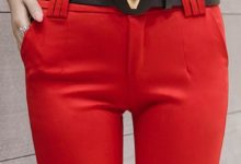 女人過了30少穿黑褲子，其實這些「紅褲子」才漂亮，上身顯美嫩-酷播亮新聞
