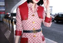 闊太黃聖依最近也開放了，穿裙子不扣扣子，差點就要看到安全褲！-酷播亮新聞