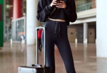 李溪芮終於不露腿了，她穿了「巴掌褲」現身，視線再也移不開！-酷播亮新聞