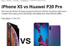 iPhoneXS和華為P20 Pro，外媒更喜歡誰？-酷播亮新聞