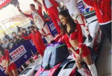 林志穎車隊再次奪冠！老婆陳若儀前來助慶賀，卻被模特搶了鏡-酷播亮新聞