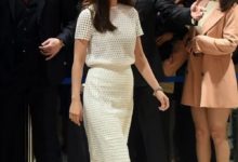 金泰希穿網格裙美死了！身材又圓潤又撩人，羨慕嫉妒Rain啊！-酷播亮新聞