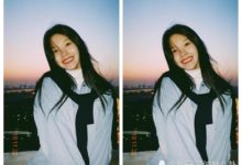 暖色調濾鏡下的章若楠，清純面孔太迷人，據說側顏很像孫怡？-酷播亮新聞