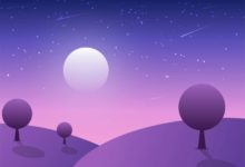 AI教程/夢幻星空插畫-酷播亮新聞