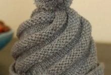 漂亮的螺旋紋扭扭帽子的編織方法-酷播亮新聞